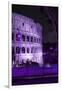 Dolce Vita Rome Collection - The Colosseum Purple Night II-Philippe Hugonnard-Framed Photographic Print