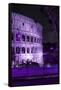 Dolce Vita Rome Collection - The Colosseum Purple Night II-Philippe Hugonnard-Framed Stretched Canvas