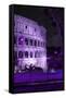 Dolce Vita Rome Collection - The Colosseum Purple Night II-Philippe Hugonnard-Framed Stretched Canvas