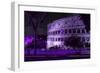 Dolce Vita Rome Collection - The Colosseum Purple Night-Philippe Hugonnard-Framed Photographic Print