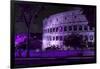Dolce Vita Rome Collection - The Colosseum Purple Night-Philippe Hugonnard-Framed Photographic Print