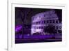 Dolce Vita Rome Collection - The Colosseum Purple Night-Philippe Hugonnard-Framed Photographic Print