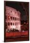 Dolce Vita Rome Collection - The Colosseum Red Night II-Philippe Hugonnard-Framed Photographic Print