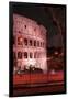 Dolce Vita Rome Collection - The Colosseum Red Night II-Philippe Hugonnard-Framed Photographic Print