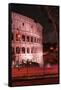 Dolce Vita Rome Collection - The Colosseum Red Night II-Philippe Hugonnard-Framed Stretched Canvas