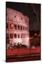 Dolce Vita Rome Collection - The Colosseum Red Night II-Philippe Hugonnard-Stretched Canvas