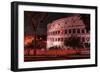 Dolce Vita Rome Collection - The Colosseum Red Night-Philippe Hugonnard-Framed Photographic Print