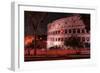 Dolce Vita Rome Collection - The Colosseum Red Night-Philippe Hugonnard-Framed Photographic Print