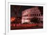 Dolce Vita Rome Collection - The Colosseum Red Night-Philippe Hugonnard-Framed Photographic Print