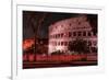 Dolce Vita Rome Collection - The Colosseum Red Night-Philippe Hugonnard-Framed Photographic Print