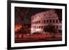 Dolce Vita Rome Collection - The Colosseum Red Night-Philippe Hugonnard-Framed Photographic Print