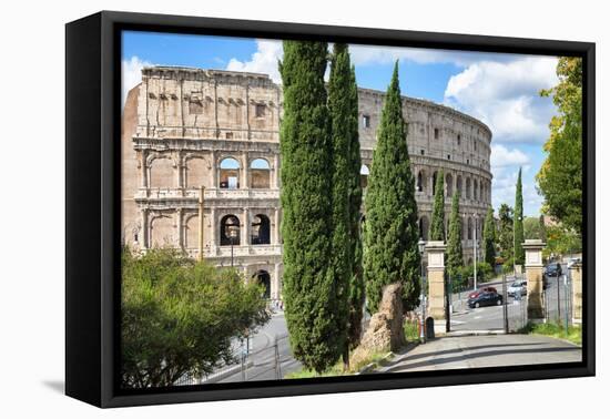 Dolce Vita Rome Collection - The Colosseum Rome II-Philippe Hugonnard-Framed Stretched Canvas