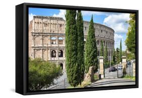 Dolce Vita Rome Collection - The Colosseum Rome II-Philippe Hugonnard-Framed Stretched Canvas