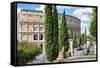 Dolce Vita Rome Collection - The Colosseum Rome II-Philippe Hugonnard-Framed Stretched Canvas