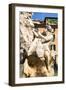 Dolce Vita Rome Collection - The Four Rivers Fountain in Piazza Navona-Philippe Hugonnard-Framed Photographic Print