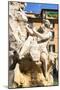 Dolce Vita Rome Collection - The Four Rivers Fountain in Piazza Navona-Philippe Hugonnard-Mounted Photographic Print