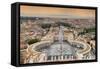 Dolce Vita Rome Collection - The Vatican City at Sunset III-Philippe Hugonnard-Framed Stretched Canvas