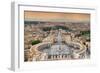 Dolce Vita Rome Collection - The Vatican City at Sunset III-Philippe Hugonnard-Framed Photographic Print