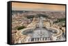 Dolce Vita Rome Collection - The Vatican City at Sunset III-Philippe Hugonnard-Framed Stretched Canvas