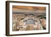 Dolce Vita Rome Collection - The Vatican City at Sunset-Philippe Hugonnard-Framed Photographic Print