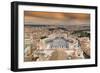 Dolce Vita Rome Collection - The Vatican City at Sunset-Philippe Hugonnard-Framed Photographic Print