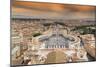 Dolce Vita Rome Collection - The Vatican City at Sunset-Philippe Hugonnard-Mounted Photographic Print