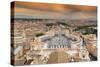 Dolce Vita Rome Collection - The Vatican City at Sunset-Philippe Hugonnard-Stretched Canvas