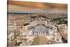 Dolce Vita Rome Collection - The Vatican City at Sunset-Philippe Hugonnard-Stretched Canvas