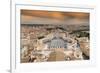 Dolce Vita Rome Collection - The Vatican City at Sunset-Philippe Hugonnard-Framed Photographic Print