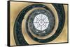 Dolce Vita Rome Collection - The Vatican Spiral Staircase Dark Beige-Philippe Hugonnard-Framed Stretched Canvas