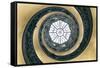 Dolce Vita Rome Collection - The Vatican Spiral Staircase Dark Beige-Philippe Hugonnard-Framed Stretched Canvas