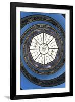 Dolce Vita Rome Collection - The Vatican Spiral Staircase Dark Blue II-Philippe Hugonnard-Framed Photographic Print