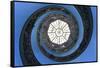 Dolce Vita Rome Collection - The Vatican Spiral Staircase Dark Blue-Philippe Hugonnard-Framed Stretched Canvas