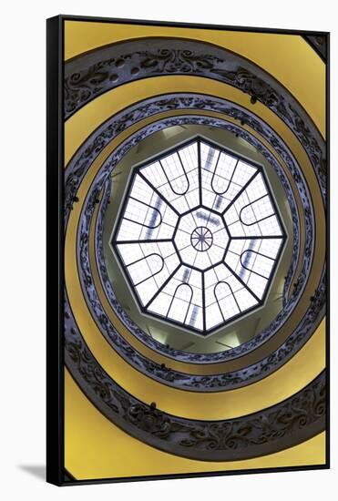 Dolce Vita Rome Collection - The Vatican Spiral Staircase Gold II-Philippe Hugonnard-Framed Stretched Canvas