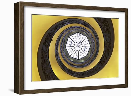 Dolce Vita Rome Collection - The Vatican Spiral Staircase Gold-Philippe Hugonnard-Framed Photographic Print