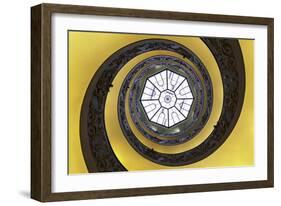 Dolce Vita Rome Collection - The Vatican Spiral Staircase Gold-Philippe Hugonnard-Framed Photographic Print