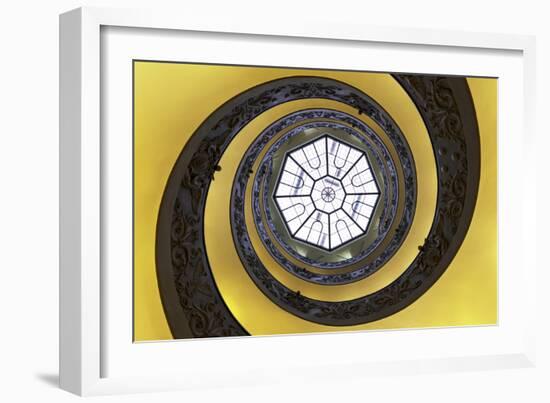 Dolce Vita Rome Collection - The Vatican Spiral Staircase Gold-Philippe Hugonnard-Framed Photographic Print