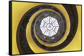 Dolce Vita Rome Collection - The Vatican Spiral Staircase Gold-Philippe Hugonnard-Framed Stretched Canvas