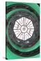 Dolce Vita Rome Collection - The Vatican Spiral Staircase Green II-Philippe Hugonnard-Stretched Canvas