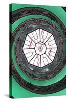 Dolce Vita Rome Collection - The Vatican Spiral Staircase Green II-Philippe Hugonnard-Stretched Canvas