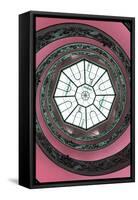 Dolce Vita Rome Collection - The Vatican Spiral Staircase Hot Pink II-Philippe Hugonnard-Framed Stretched Canvas