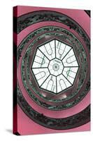 Dolce Vita Rome Collection - The Vatican Spiral Staircase Hot Pink II-Philippe Hugonnard-Stretched Canvas