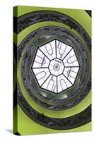 Dolce Vita Rome Collection - The Vatican Spiral Staircase Lime Green II-Philippe Hugonnard-Stretched Canvas