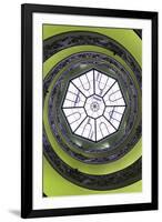 Dolce Vita Rome Collection - The Vatican Spiral Staircase Lime Green II-Philippe Hugonnard-Framed Photographic Print