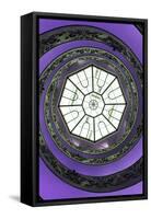 Dolce Vita Rome Collection - The Vatican Spiral Staircase Purple II-Philippe Hugonnard-Framed Stretched Canvas