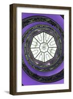 Dolce Vita Rome Collection - The Vatican Spiral Staircase Purple II-Philippe Hugonnard-Framed Photographic Print