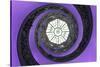 Dolce Vita Rome Collection - The Vatican Spiral Staircase Purple-Philippe Hugonnard-Stretched Canvas