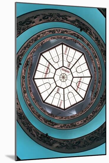 Dolce Vita Rome Collection - The Vatican Spiral Staircase Turquoise II-Philippe Hugonnard-Mounted Photographic Print