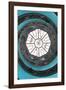 Dolce Vita Rome Collection - The Vatican Spiral Staircase Turquoise II-Philippe Hugonnard-Framed Photographic Print