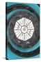 Dolce Vita Rome Collection - The Vatican Spiral Staircase Turquoise II-Philippe Hugonnard-Stretched Canvas